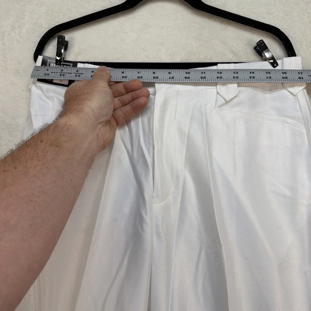 White Western Suit Mens Wedding Jacket‎ Pants Set 44R 36 Rockabilly Vintage